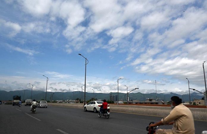 An eye-catching view of clouds hovering over the sky in the Federal Capital