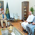 President National Party Doctor Abdul Maalik Baloch calls on Prime Minister Muhammad Shehbaz Sharif