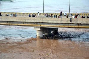 The Provincial Disaster Management Authority (PDMA) has issued a warning as the water level of the Chenab River at Qadirabad Headworks continues to rise, now reaching 996,000 cusecs and surpassing its maximum capacity of 800,000 cusecs.
