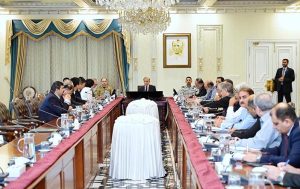A delegation of Challenge Fashion Private Limited of China meets with Prime Minister Muhammad Shehbaz Sharif.