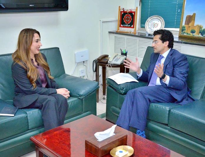 Federal Minister for Petroleum Ali Pervaiz Malik held a meeting with H.E. Ms. Natalie A. Baker, the US Charge d'Affaires to Pakistan