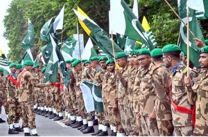 Deputy Prime Minister and Minister for Foreign Affairs Mohammad Ishaq Dar leading Kashmir Youm-e-Istehsal (Kashmir Exploitation Day) rally to condemn India’s illegal and unilateral actions of August 5, 2019, in Indian Illegally Occupied Jammu and Kashmir (IIOJK).