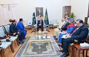 High Commissioner of the People's Republic of Bangladesh, H.E. Mr. Md. Iqbal Hussain Khan calls on Prime Minister Muhammad Shehbaz Sharif.