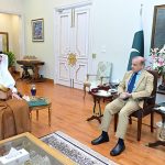 Ambassador Nawaf bin Said Al-Malky, Ambassador of the Kingdom of Saudi Arabia called on the Prime Minister Shehbaz Sharif