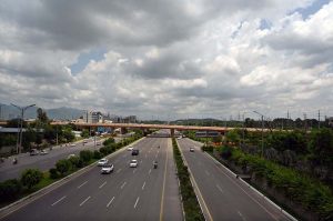 An attractive view of clouds hovering over the sky of Federal Capital.