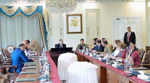 Prime Minister Muhammad Shehbaz Sharif chairs meeting on update of flood situation in Punjab.