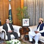 Federal Minister for Religious Affairs and Interfaith Harmony, Sardar Muhammad Yousaf, called on President Asif Ali Zardari, at Aiwan-e- Sadr.