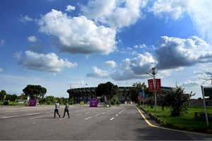 An attractive view of clouds hovering over the sky in the Federal Capital