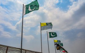 A view of banners and panaflexes installed along the Expressway in the Federal Capital, condemning India’s illegal and unilateral actions of August 5, 2019, in Indian Illegally Occupied Jammu and Kashmir (IIOJK), in observance of Youm-e-Istehsal Kashmir (Kashmir Exploitation Day).