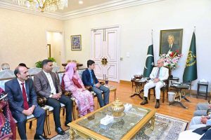 Ikramullah, the student hailing from Qila Saifullah in Balochistan, who was affected due to 2022 floods and whom PM provided educational facilities at Lawrence College Murree called on Prime Minister Muhammad Shehbaz Sharif