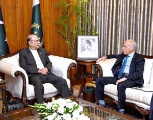 The Ambassador of Morocco to Pakistan, Mr. Mohamed Karmoune, called on President Asif Ali Zardari, at Aiwn-e-Sadr.