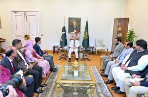 Ikramullah, the student hailing from Qila Saifullah in Balochistan, who was affected due to 2022 floods and whom PM provided educational facilities at Lawrence College Murree called on Prime Minister Muhammad Shehbaz Sharif