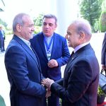 Prime Minister Muhammad Shehbaz Sharif receives the President of Iran H.E. Dr. Masoud Pezeshkian at the Prime Minister's House