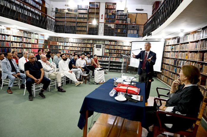 Dr. Cemal Sangu, Consul General of the Republic of Türkiye, speaks about his stay in Pakistan and Pakistan–Türkiye relations at the Pakistan Institute of International Affairs