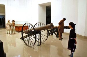 Tourists including women and children are visiting Bahawalpur Museum and are taking keen interest in the objects related to centuries-old civilizations such as Jain Temple, Fort Marut, carved yellow sandstone pillars from Cholistan are on display at Bahawalpur Museum.