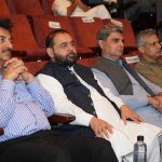 Federal Minister for National Heritage and Culture Division, Aurangzeb Khan Khichi, attending the event "Shaam-e-Moseeqi" at PNCA