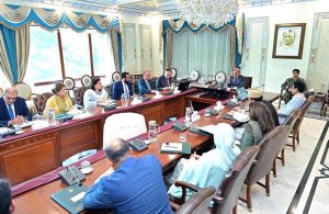 Prime Minister Muhammad Shehbaz Sharif chairs a meeting regarding impact of rising population on development.