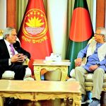 Deputy Prime Minister and Foreign Minister, Senator Mohammad Ishaq Dar, called on Chief Adviser of Bangladesh, H.E. Professor Muhammad Yunus
