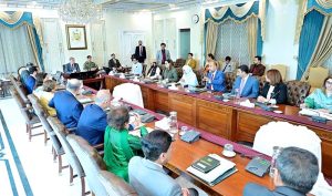 Prime Minister Muhammad Shehbaz Sharif chairs a meeting regarding impact of rising population on development.