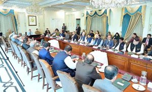 Prime Minister Muhammad Shehbaz Sharif Chairs Federal Cabinet Meeting.