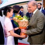 Prime Minister Muhammad Shehbaz Sharif arrives in Tianjin for his official visit to China to attend 25th SCO Council of Heads and 80th anniversary of Chinese People's War of Resistance