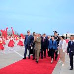 Prime Minister Muhammad Shehbaz Sharif arrives in Tianjin for his official visit to China to attend 25th SCO Council of Heads and 80th anniversary of Chinese People's War of Resistance