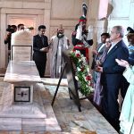 Iranian President Dr. Masoud Pezeshkian and Punjab Chief Minister Maryam Nawaz Sharif, along with their respective delegations, laid floral wreaths at Mazar-e-Iqbal and offered Dua to pay homage to the visionary philosopher-poet, Allama Dr. Muhammad Iqbal