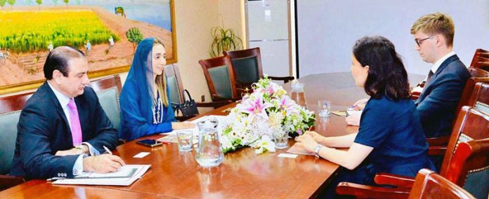 Advisor to Chairman Senate, Misbah Khar, accompanied by Senior Director General Protocol Tariq Bin Waheed, presents a formal invitation to Ms. Natalia Shmeleva, Deputy Head of Mission at the Russian Embassy, for the participation of Russia’s parliamentary delegation in the upcoming Inter-Parliamentary Speakers' Conference (ISC), scheduled in Islamabad from November 11–12, 2025