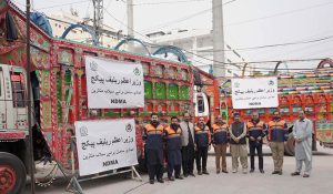 NDMA handed over relief consignment to PDMA Khyber Pakhtunkhwa for flood affected areas.