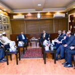 Deputy Prime Minister and Foreign Minister, Senator Mohammad Ishaq Dar, in a meeting with delegation of Bangladesh Jamaat-e-Islami led by Dr. Syed Abdullah Mohammed Taher, Naib Ameer