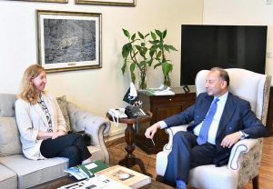 Federal Minister for Climate Change and Environmental Coordination, Dr. Musadik Malik, held a meeting with Ms. Laura Jalasjoki, Country Representative of the Global Green Growth Initiative (GGGI).