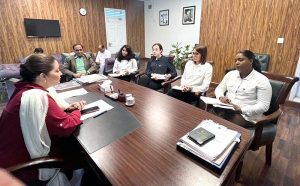 Coordinator to Prime Minister on Climate Change, Romina Khurshid Alam talking to Global Health interns from the University of Milan.
