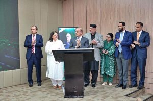 Prime Minister Muhammad Shehbaz Sharif launches the Digital Wallet System by BISP.