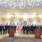 Prime Minister Muhammad Shehbaz Sharif and the President of Iran H.E. Dr. Masoud Pezeshkian address a joint press stakeout