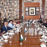 Sindh Chief Minister Syed Murad Ali Shah meets with representatives from media, civil society, showbiz, sports, journalists, and national athletes to discuss the upcoming Independence Day celebrations with the theme of Marqa-e-Haq