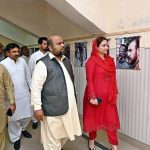 Assistant Commissioner Sargodha Shareen Gul along Director Sargodha Arts Council Mughees Bin Aziz visiting photo exhibition on Youm-e-Istehsal (Day of Exploitation) at the Sargodha Arts Council, highlighting the plight of Indian Illegally Occupied Jammu and Kashmir.