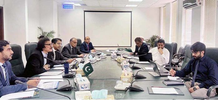 Special Assistant to the Prime Minister on Industries & Production, Haroon Akhtar Khan chairs a high level meeting of Sub-committees of Industrial policy, at Ministry of Industries and Production