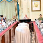 Prime Minister Muhammad Shehbaz Sharif chairs a meeting regarding floods in Azad Jammu & Kashmir and Gilgit Baltistan.