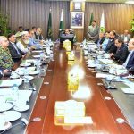 Prime Minister’s adviser on Inter-Provincial Co-ordination, Rana Sana Ullah Khan is presiding over a high-level meeting regarding the role of aviation in tourism. Federal Secretary for IPC, MOD, CEO PIA, Heads of green tourism, Civil Aviation, Airport Authority, and other departments also participated in the meeting
