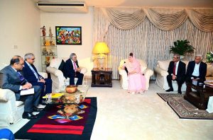 Deputy Prime Minister and Foreign Minister, Senator Mohammad Ishaq Dar, met with Chairperson, Bangladesh Nationalist Party (BNP), Begum Khaleda Zia
