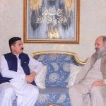 Governor Khyber Pakhtunkhwa Faisal Karim Kundi calls on Federal Minister for Commerce Jam Kamal Khan in Islamabad to discuss trade, investment, and export promotion - with a focus on TDAP, PHDEC, gems & jewellery and tobacco sectors, alongside ongoing projects including Peshawar Expo Center