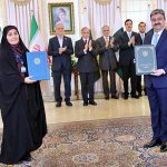A ceremony of exchange of MoUs for various sectors between Pakistan and Iran
