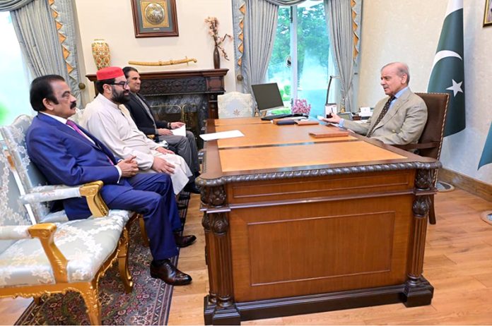 Senator Aimal Wali Khan calls on Prime Minister Muhammad Shehbaz Sharif