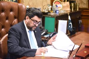 Governor Sindh Kamran Khan Tessori signs the Provincial Motor Vehicles (Amendment) Bill 2025.