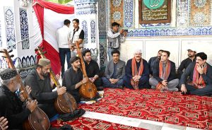 Chairman Pakistan Peoples Party, Bilawal Bhutto Zardari, addressing during the concluding day of the 282nd Urs celebrations of Hazrat Shah Abdul Latif Bhitai. APP/AKS/IQJ/TZD/FHA