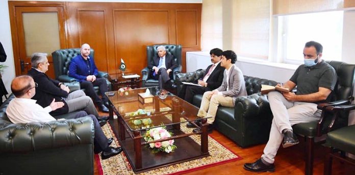 Federal Minister for National Food Security & Research, Rana Tanveer Hussain, meeting with the delegation of Corteva Agriscience led by Mr. Bryce Sturgess, Commercial Director for Southeast Asian Markets