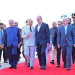 Prime Minister Muhammad Shehbaz Sharif receives Dr. Seyed Ebrahim Raisi, President of the Islamic Republic of Iran and his delegation upon their arrival in Islamabad for a two-day official visit to Pakistan