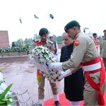 Prime Minister Muhammad Shehbaz Sharif attends flag hoisting ceremony at Pakistan Monument