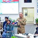 Chairman NDMA Lt Gen Inam Haider Malik held media brief on current monsoon situation at NDMA HQs.