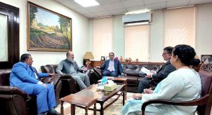 Federal Minister for Commerce Jam Kamal Khan meets High Commissioner of Bangladesh Md. Iqbal Hussain Khan in Islamabad to discuss enhanced trade, energy, and industrial cooperation between Pakistan and Bangladesh.
